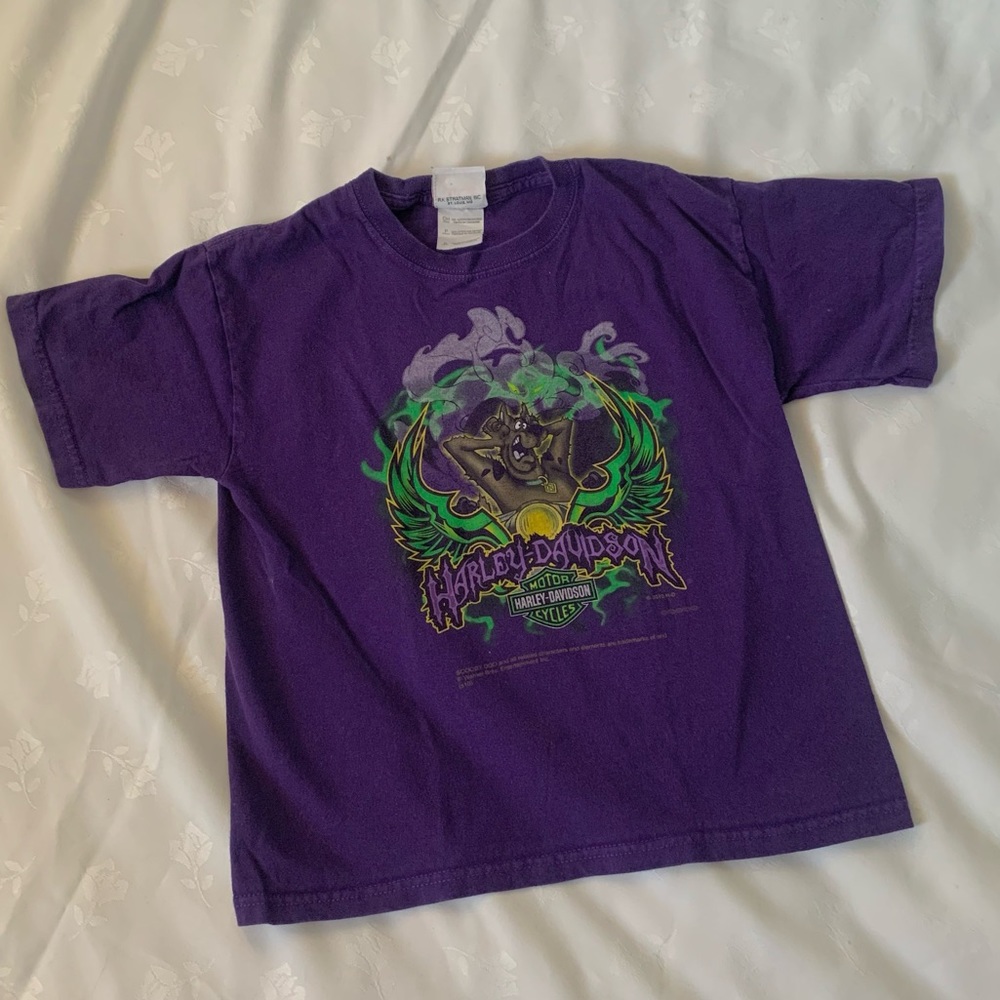 🌹3/$20🌹Harley Davidson scooby doo Halloween top